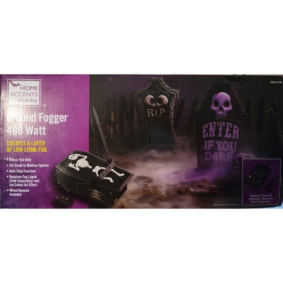 home accents Holiday Home Accents 40w Fog Machine Ground Fogger